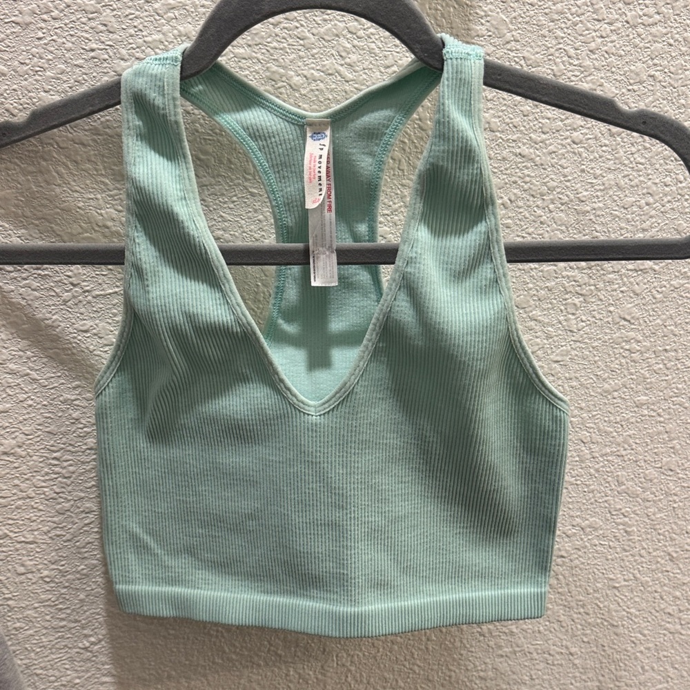FP Movement Mint Green Ribbed TankTop